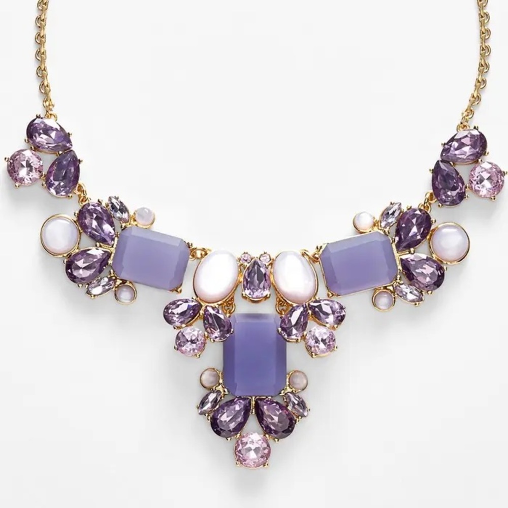 glitzy spritz' statement necklace